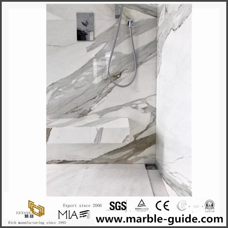 Calacatta Gold Marble Hospitality Bathroom Projects
