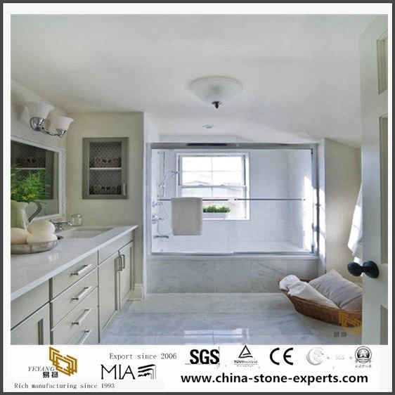 Oriental White Marble Kitchen Countertops