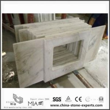 Нови прелепи инжењерирани Цастро бели мермерни псовтови за избор купаонице