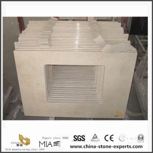 Crema Marfil mermerna Vanity Top za kupatilo dizajn