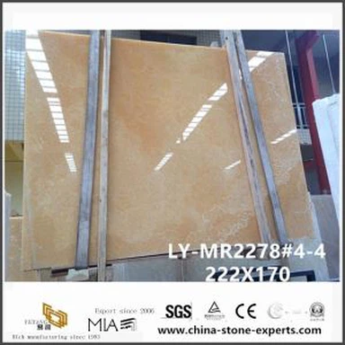 Kineski prirodni žuti ONYX Jade kamen za pločice za kuhinju i sobu dizajn