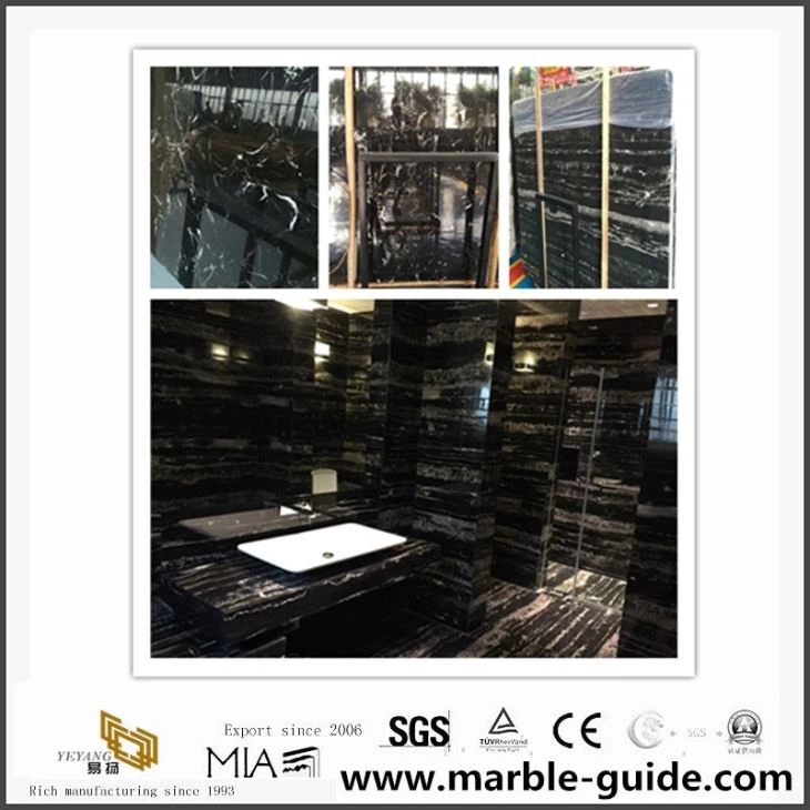 Popular China Portoro Silver Marble Tiles With Best Quality