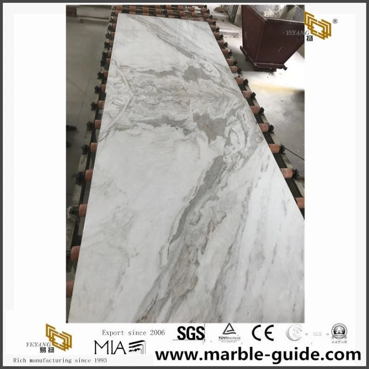 Charming Castro White Marble Slab Supplier