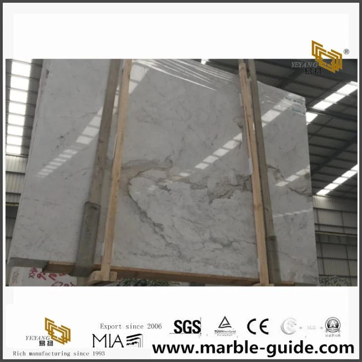 Charming Castro White Marble Slab Supplier