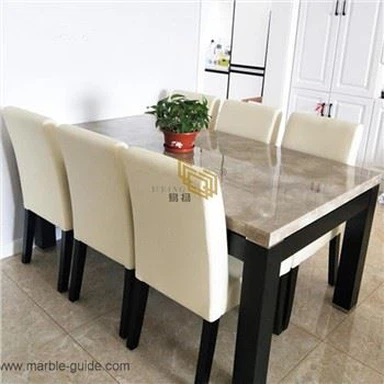 Трпезаријски сто од перзијског сивог мермера