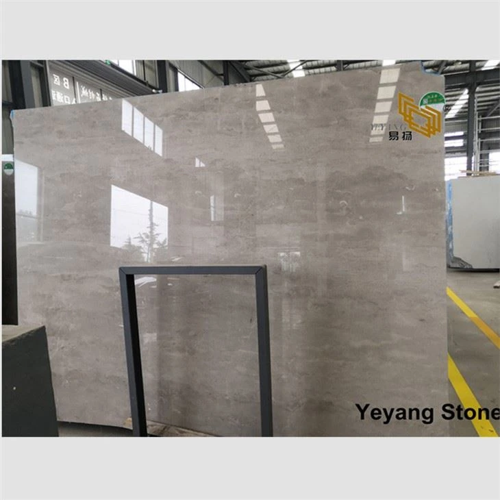 Polished Caesar Grey Marble Slabs For Sale